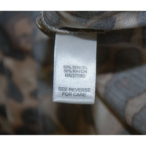 NWT Cato Women's Plus 22W 24W Animal Print Button Up Shirt Top Long Sleeve Casua - Picture 8 of 8